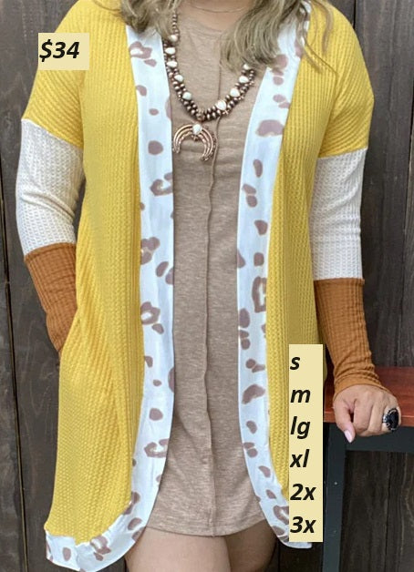 Candy Corn Cardigan